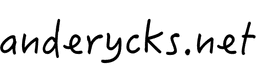 Anderycks.Net by Deryck Hodge